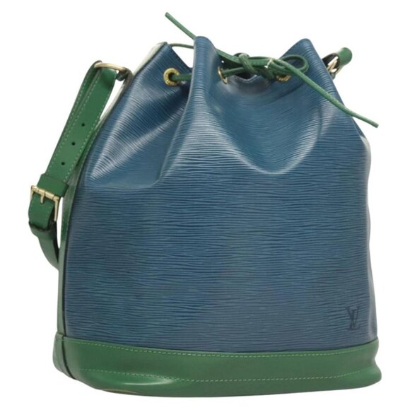 LOUIS VUITTON Epi Noe Shoulder Bag Bicolor Green Blue - Picture 1 of 15